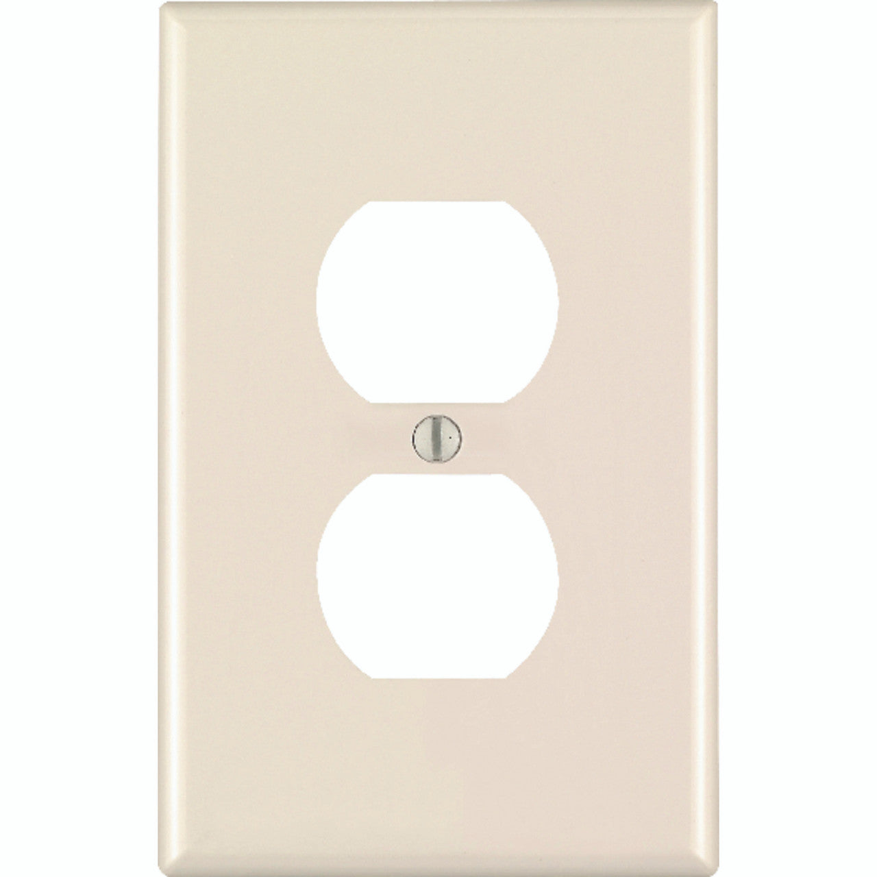 1 GANG MID SIZE DUPLEX RECEPTOR PLATE