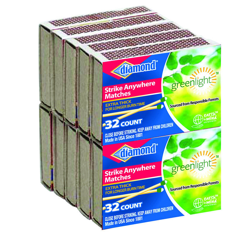 Diamond 2.9 in. L Strike Anywhere Matches 32 pc.