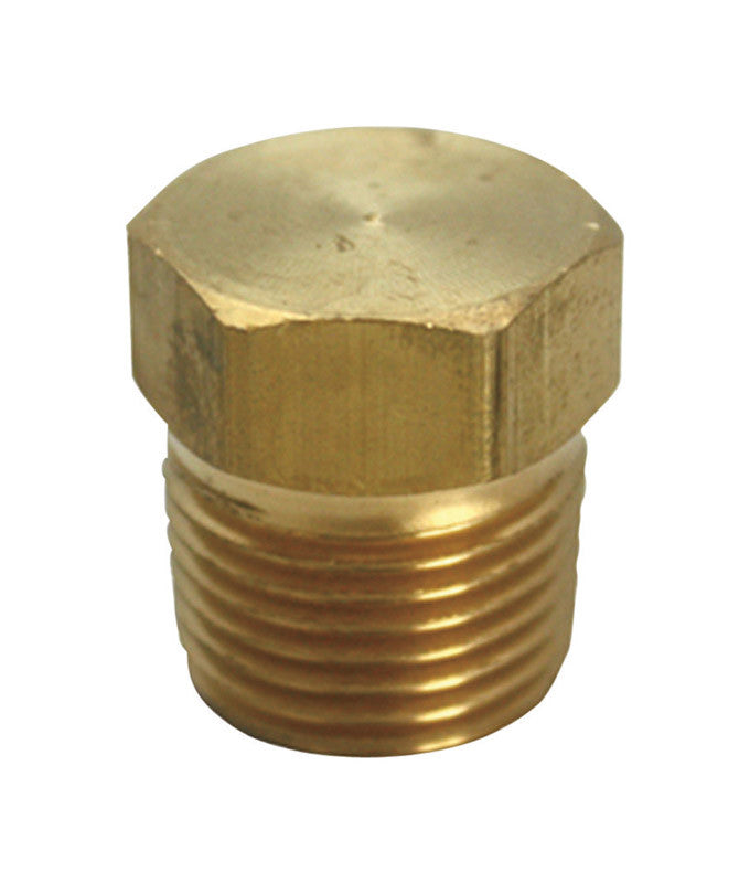 JMF 3/4 in. MPT Brass Hex Head Plug
