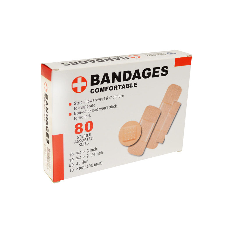 Diamond Visons 1st Aid + Solution Health Bandage 80 pc.