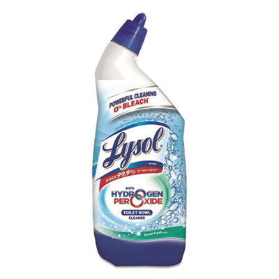 LYSOL TOILET BOWL CLEANER WITH HYDROGEN PEROXIDE COOL SPRING BREEZE 24 OUNCE