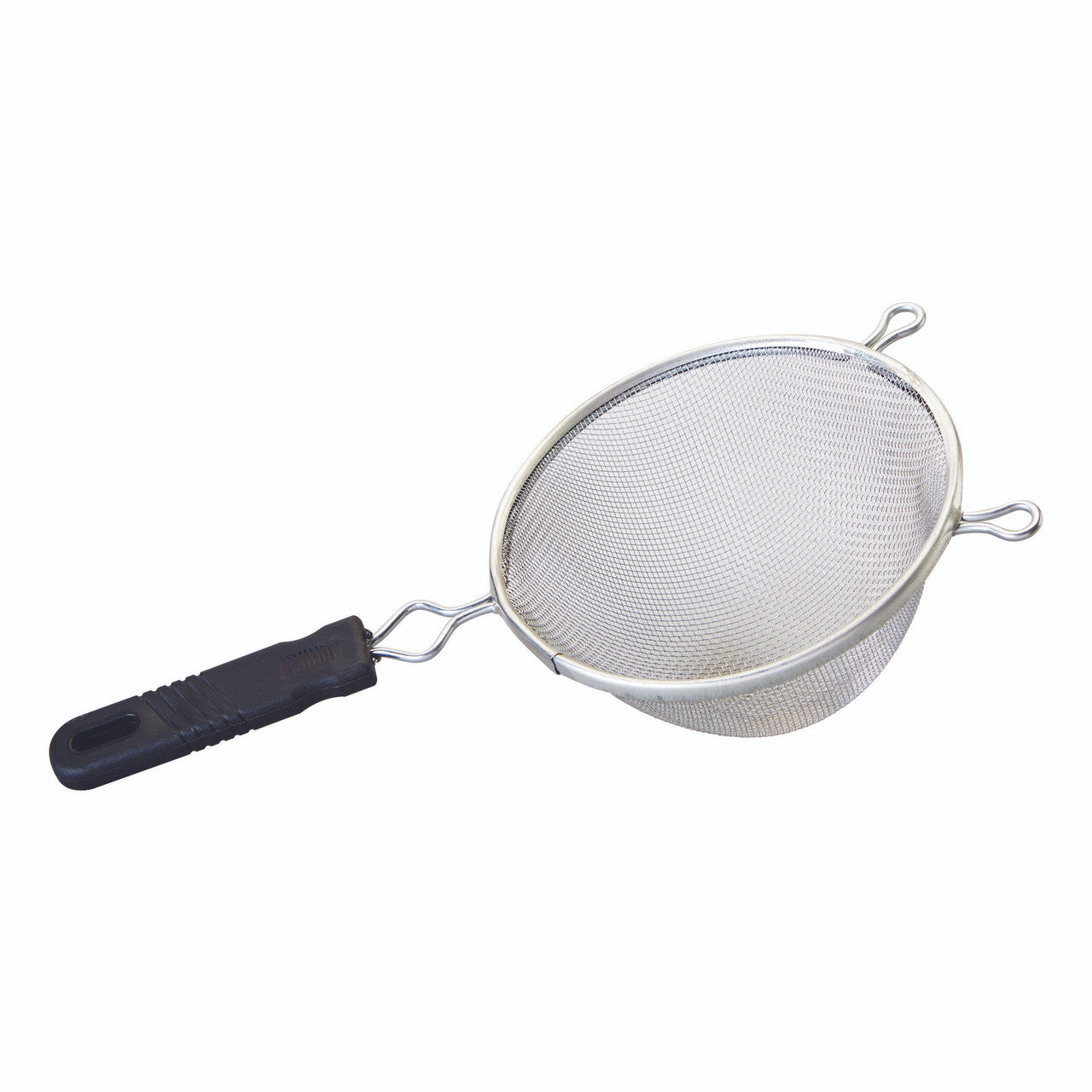 6 inch L Silver Black Aluminum Mesh Strainer