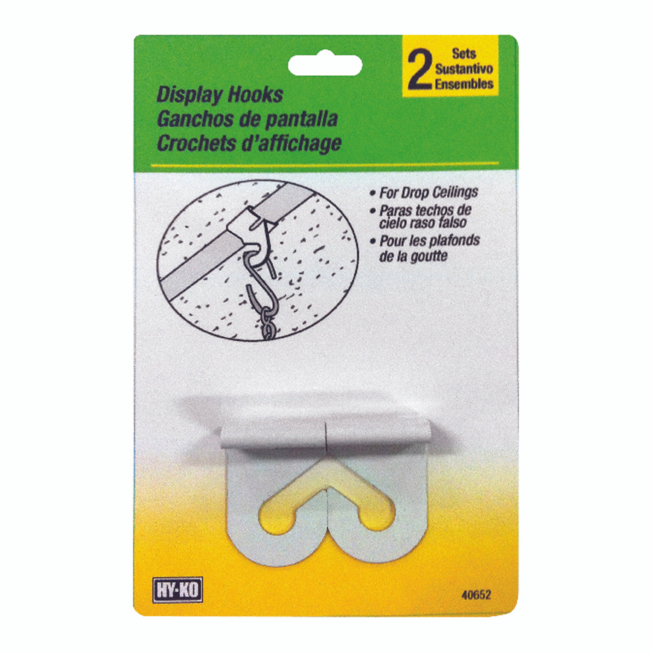 HOOKS HANGER DISPLAY PACK 2