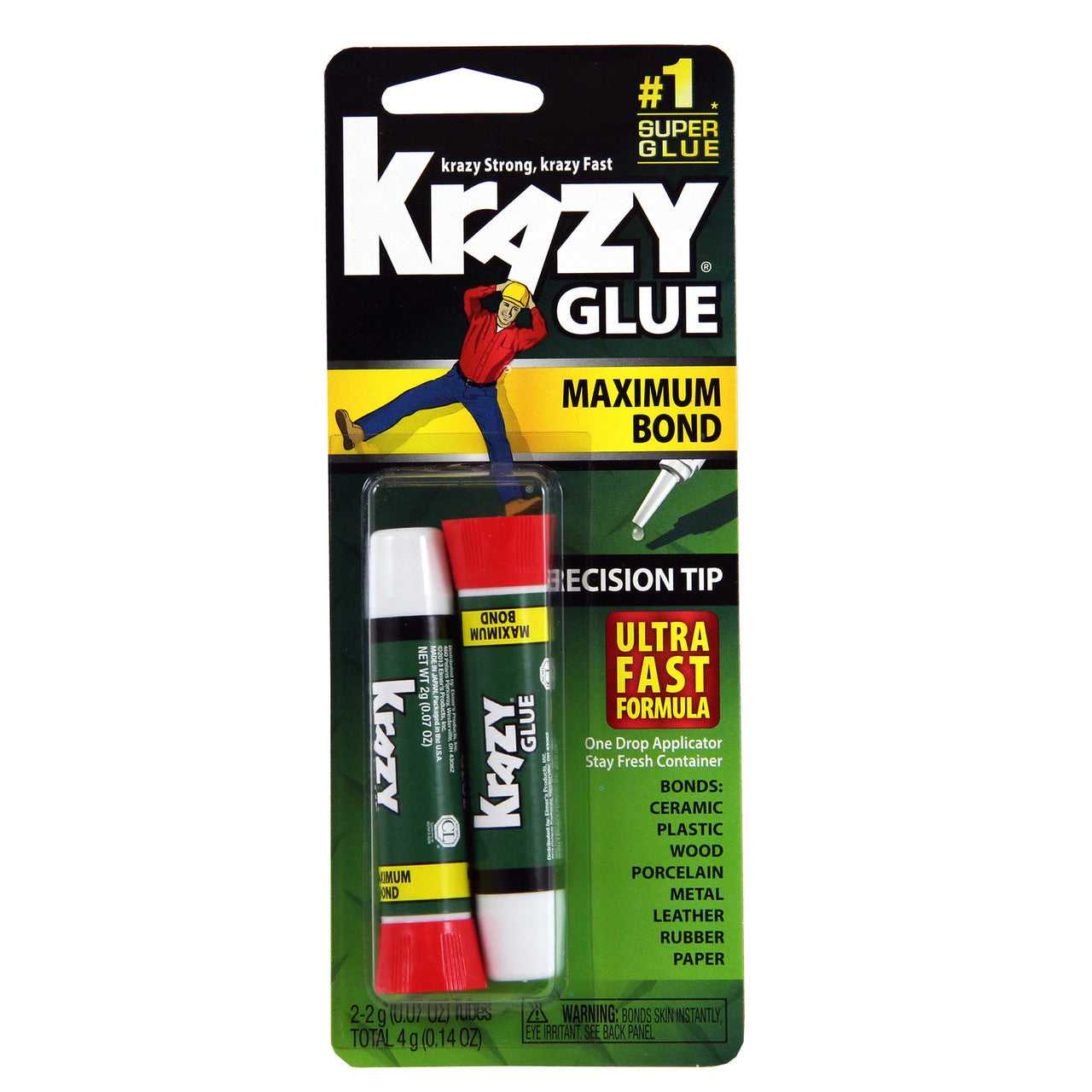 Krazy Glue High Strength Polyvinyl acetate homopolymer Advanced Formula Gel 14 oz.
