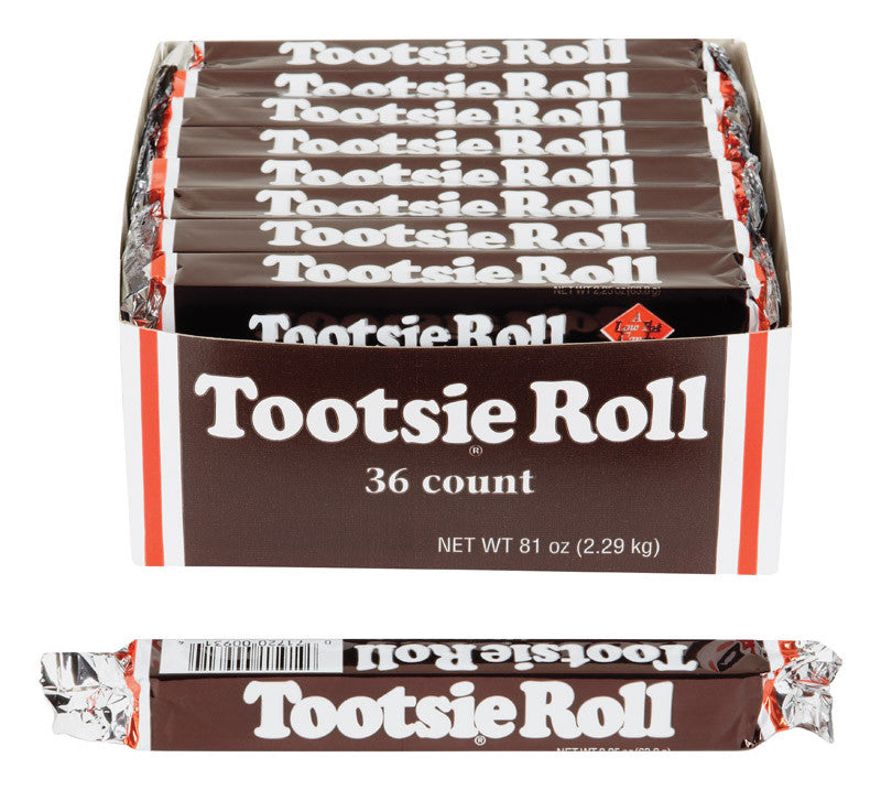 Tootsie Roll Chocolate Chewy Candy 2.25 oz.