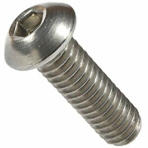 STAINLESS STEEL BUTTON SOCKET CAP 6-32 X 1/2 BOX 100