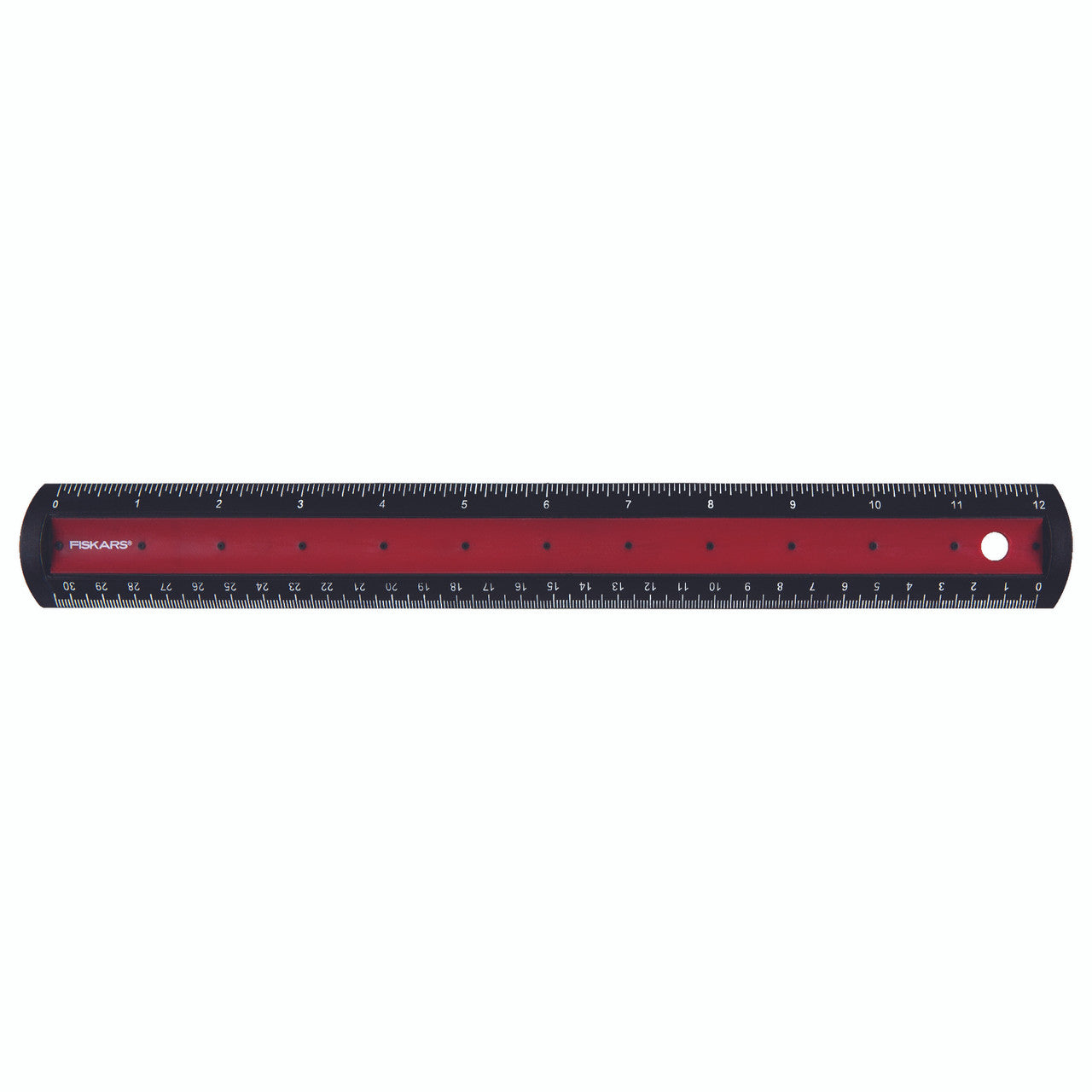 Fiskars Plastic Ruler Metric SAE