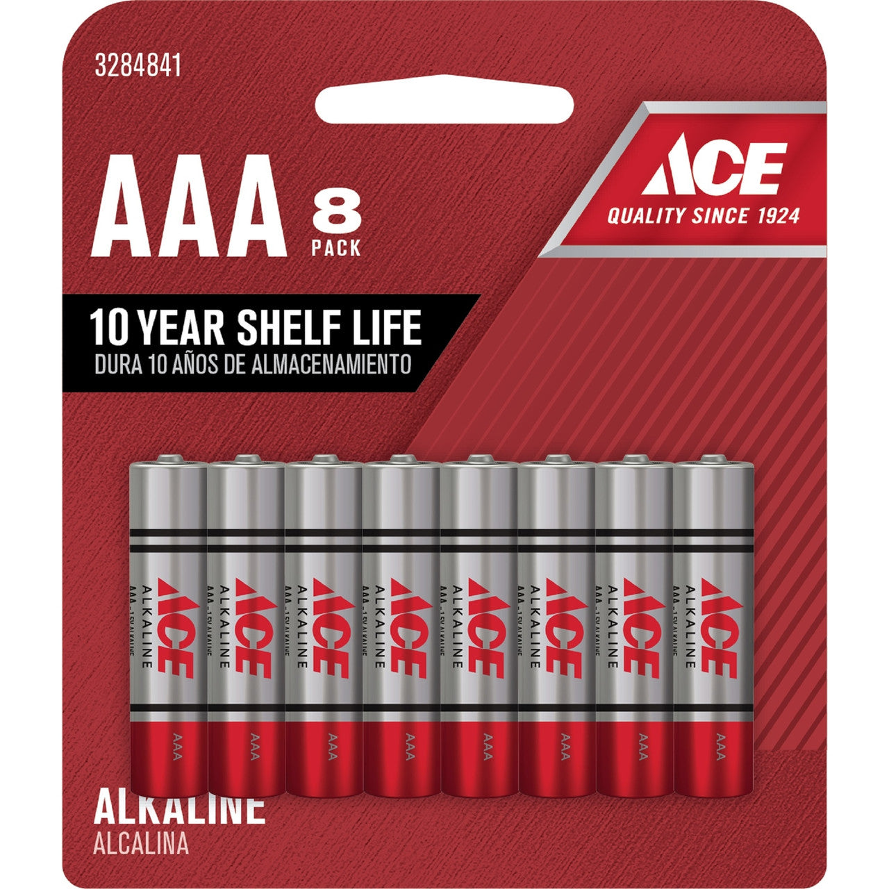 BATTERY ALKALINE AAA CD8 ACE