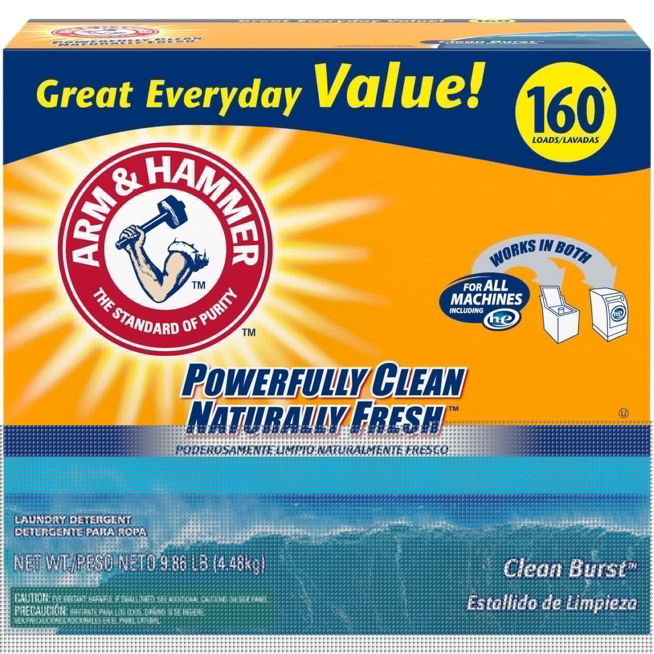 LAUNDRY ARM AND HAMMER POWDER 160 LOADS