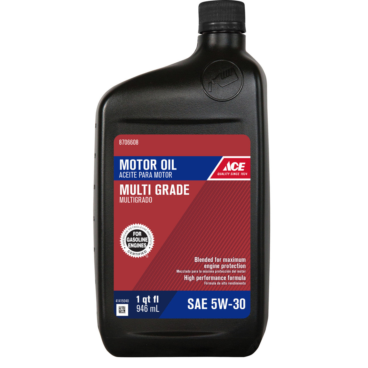 MOTOR OIL SAE 5W 30 QUART ACE